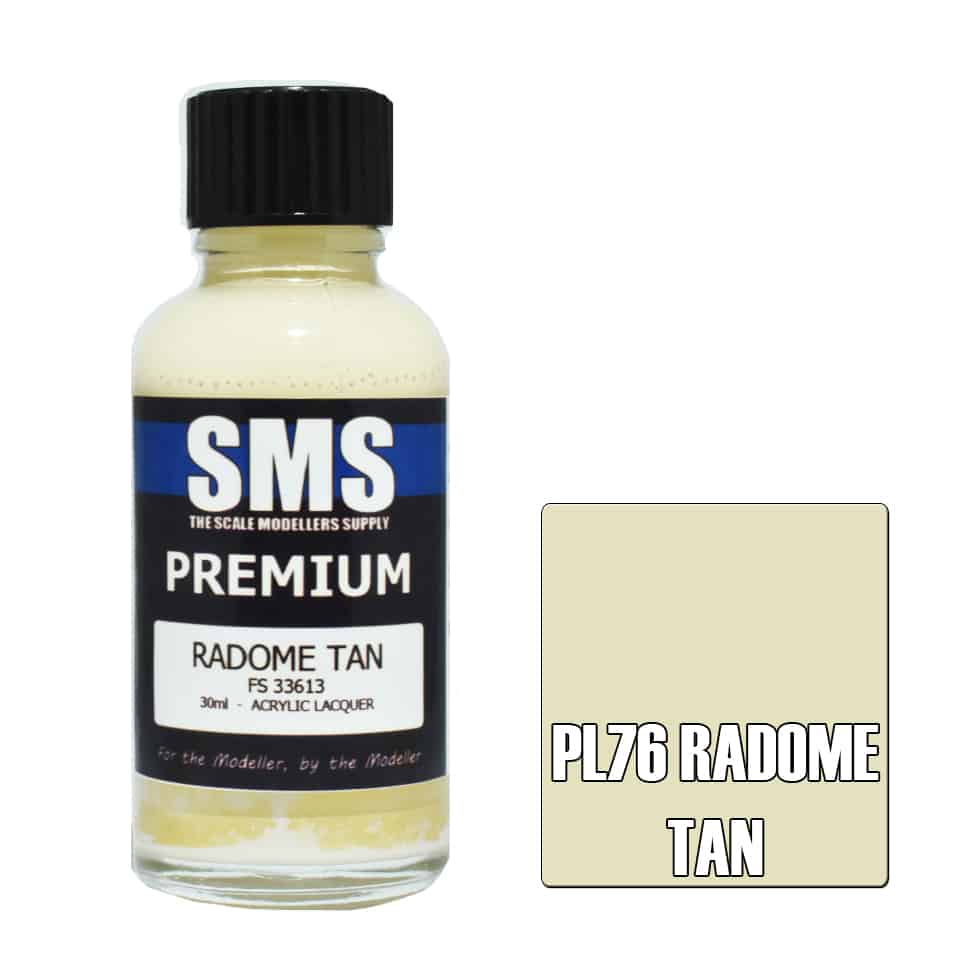 The Scale Modellers Supply - PL76 Premium RANDOME TAN Acrylic Lacquer 30ml Bottle