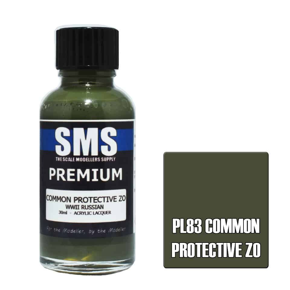 The Scale Modellers Supply - PL83 Premium COMMON PROTECTIVE Acrylic Lacquer 30ml Bottle
