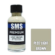 The Scale Modellers Supply - PL92 Premium LIGHT BROWN Acrylic Lacquer 30ml Bottle