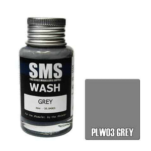 The Scale Modellers Supply - PLW04 - WASH DARK BROWN 30ML BOTTLE