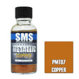 The Scale Modellers Supply - PMT07 Metallic Copper Acrylic Lacquer 30ml Bottle
