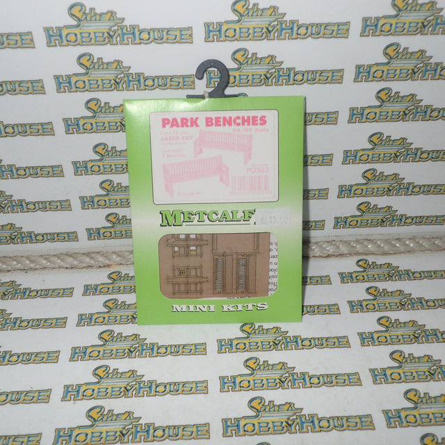 Metcalfe PO503 - HO/00 Scale - PO503 Park Benches Card Kit