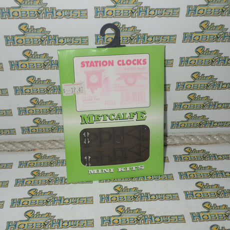 Metcalfe PO515 - HO/00 Scale - PO515 Station Clocks Card Kit