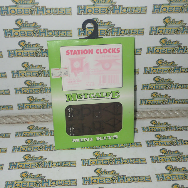 Metcalfe PO515 - HO/00 Scale - PO515 Station Clocks Card Kit