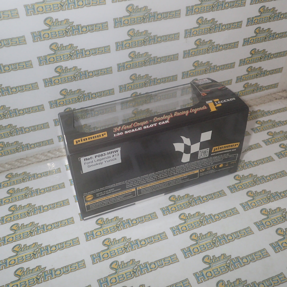 PIONEER P083-HRW - FORD COUPE, 'SMOKEY'S RACING LEGENDS' SLOT CAR