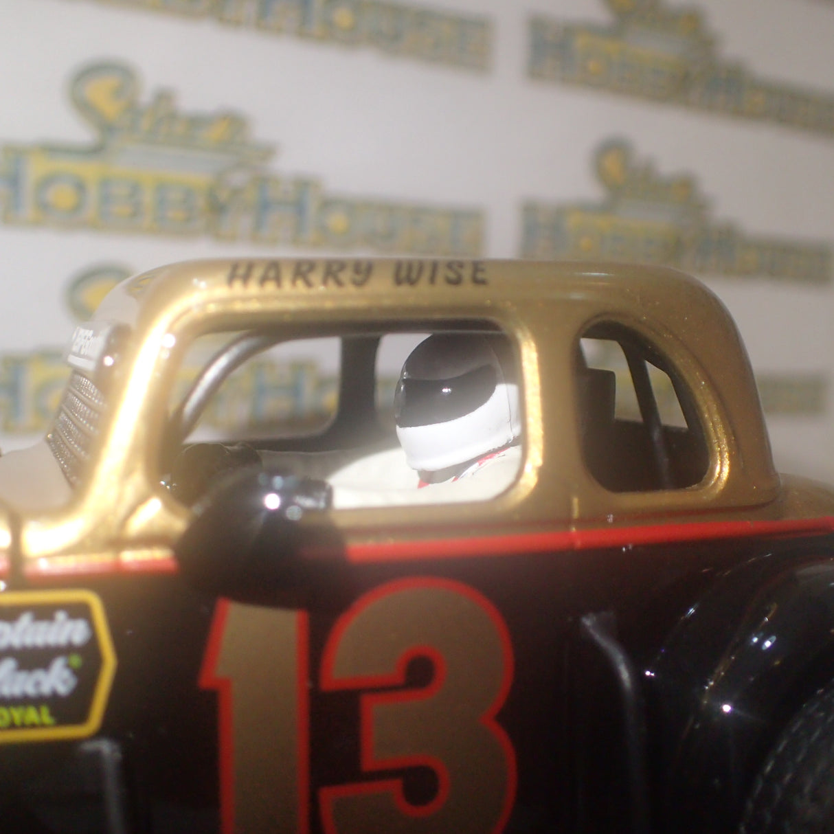 PIONEER P083-HRW - FORD COUPE, 'SMOKEY'S RACING LEGENDS' SLOT CAR