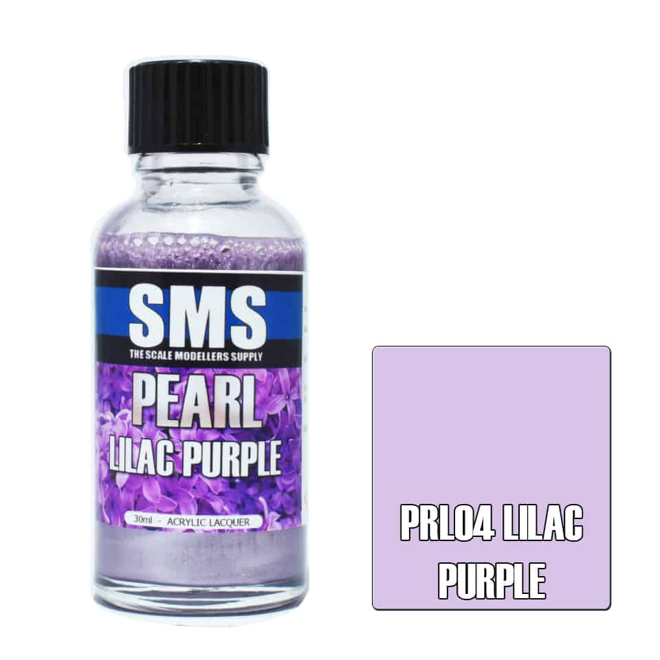 The Scale Modellers Supply - PRL04 Pearl Lilac Purple Acrylic Lacquer 30ml Bottle