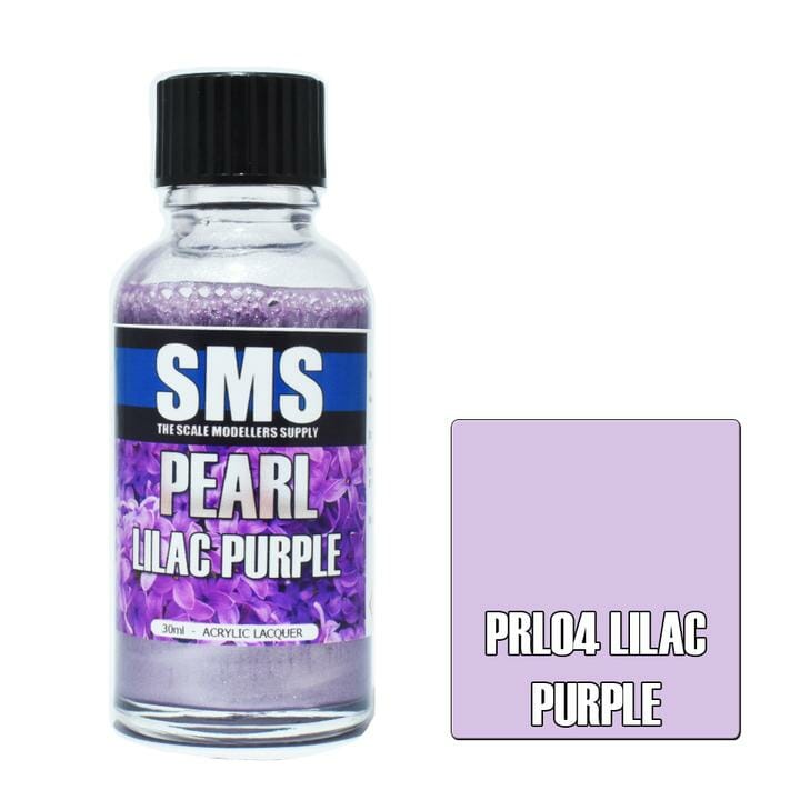 The Scale Modellers Supply - PURPLE PEARL COLOUR SET Acrylic Lacquer 4x 30ml Bottles Set #SET16