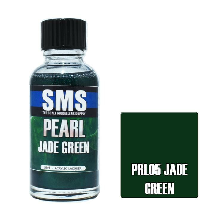 The Scale Modellers Supply - GREEN PEARL COLOUR SET Acrylic Lacquer 4x 30ml Bottles Set #SET10