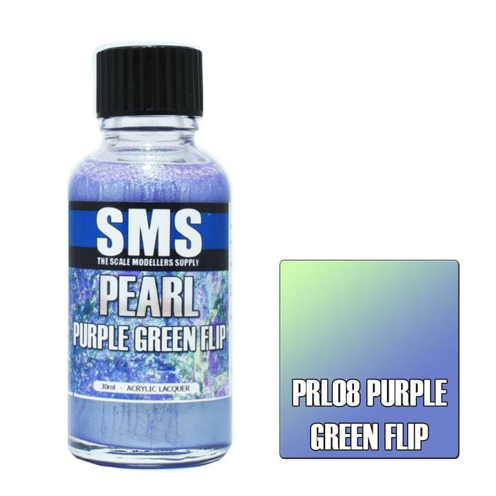 The Scale Modellers Supply - PURPLE PEARL COLOUR SET Acrylic Lacquer 4x 30ml Bottles Set #SET16