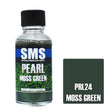 The Scale Modellers Supply - PRL24 PEARL MOSS GREEN Acrylic Lacquer 30ml Bottle