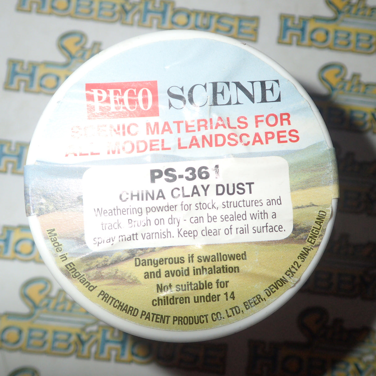 PECO Scene - PS-361 China Clay Dust Weathering Powder