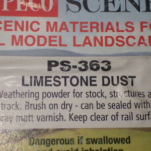 PECO Scene - PS-363 Limestone Dust Weathering Powder