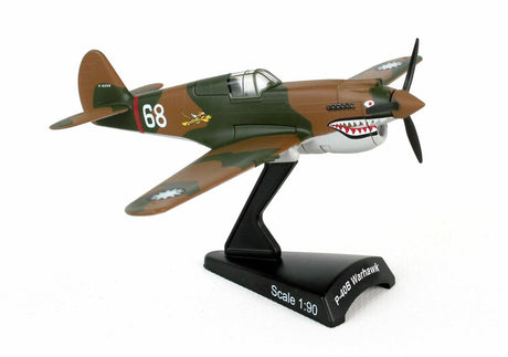 Postage Stamp - 1/90 Scale - PS53541 - Curtiss P-40B Warhawk "Hell’s Angel" Diecast Scale Model Replica