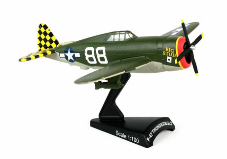 Postage Stamp - 1/100 Scale - PS53592 - P-47 Thunderbolt "Big Stud" Diecast Scale Model Replica
