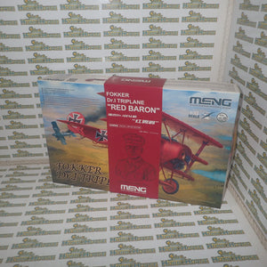 Meng Models – 1:32 Scale - QS-002s Fokker Dr.I Triplane "Red Baron" Plastic Model Kit