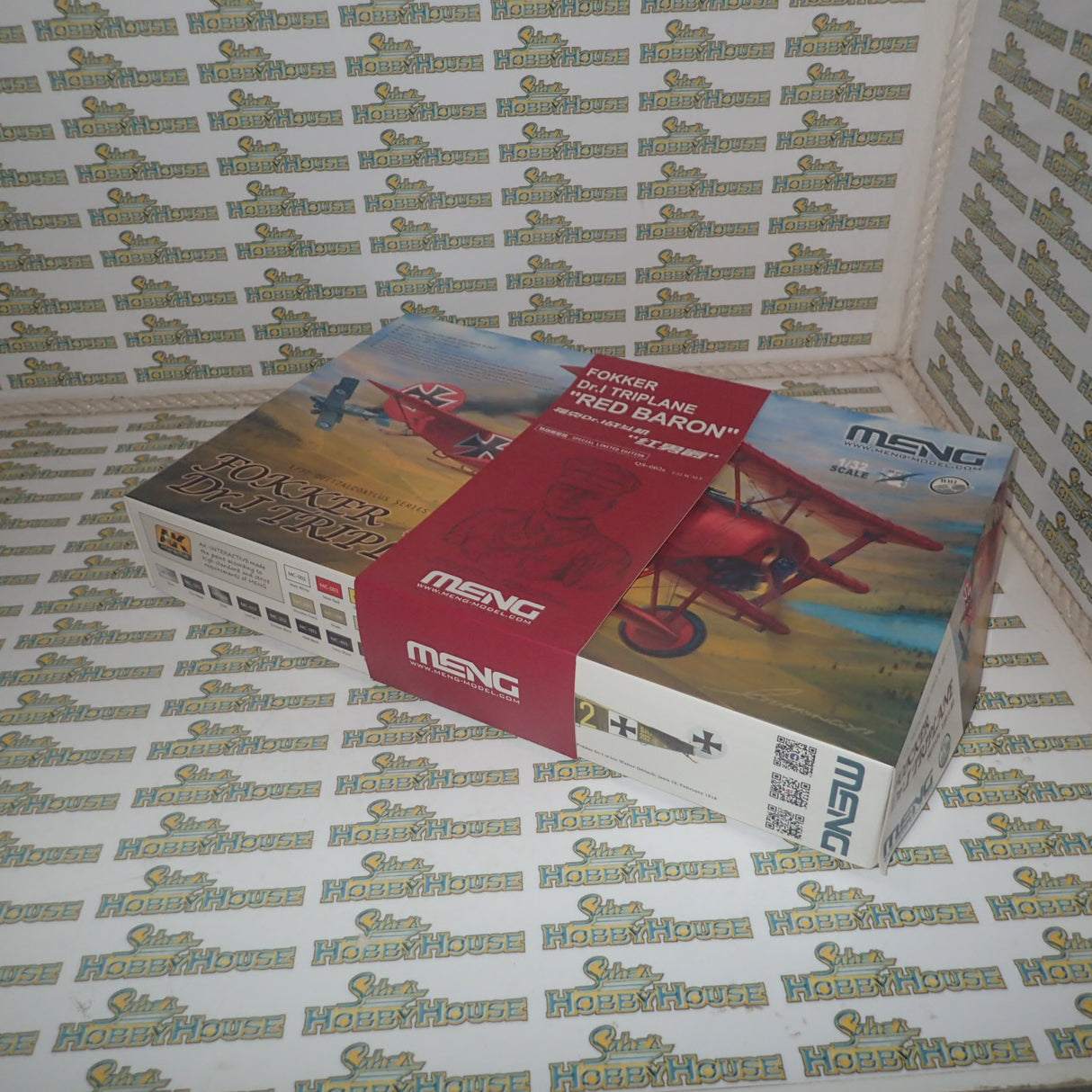 Meng Models – 1:32 Scale - QS-002s Fokker Dr.I Triplane "Red Baron" Plastic Model Kit
