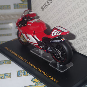 IXO Models RAB106 - 1/24 Scale Ducati Desmosedici #65 L.Capirossi MotoGP 2005 Scale Model Replica