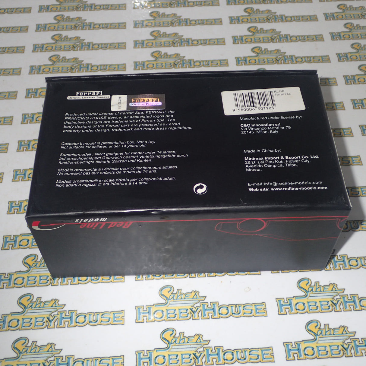 Redline Models RL118 - 1/43 Scale - Ferrari FXX Diecast Scale Model Replica