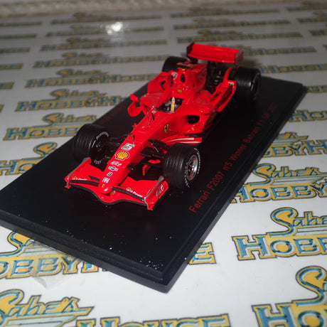 Red Line Models RL141 - 1/43 Scale - Ferrari F2007 #5 Felipe Massa Winner Bahrain F1 GP 2007 Scale Model Replica