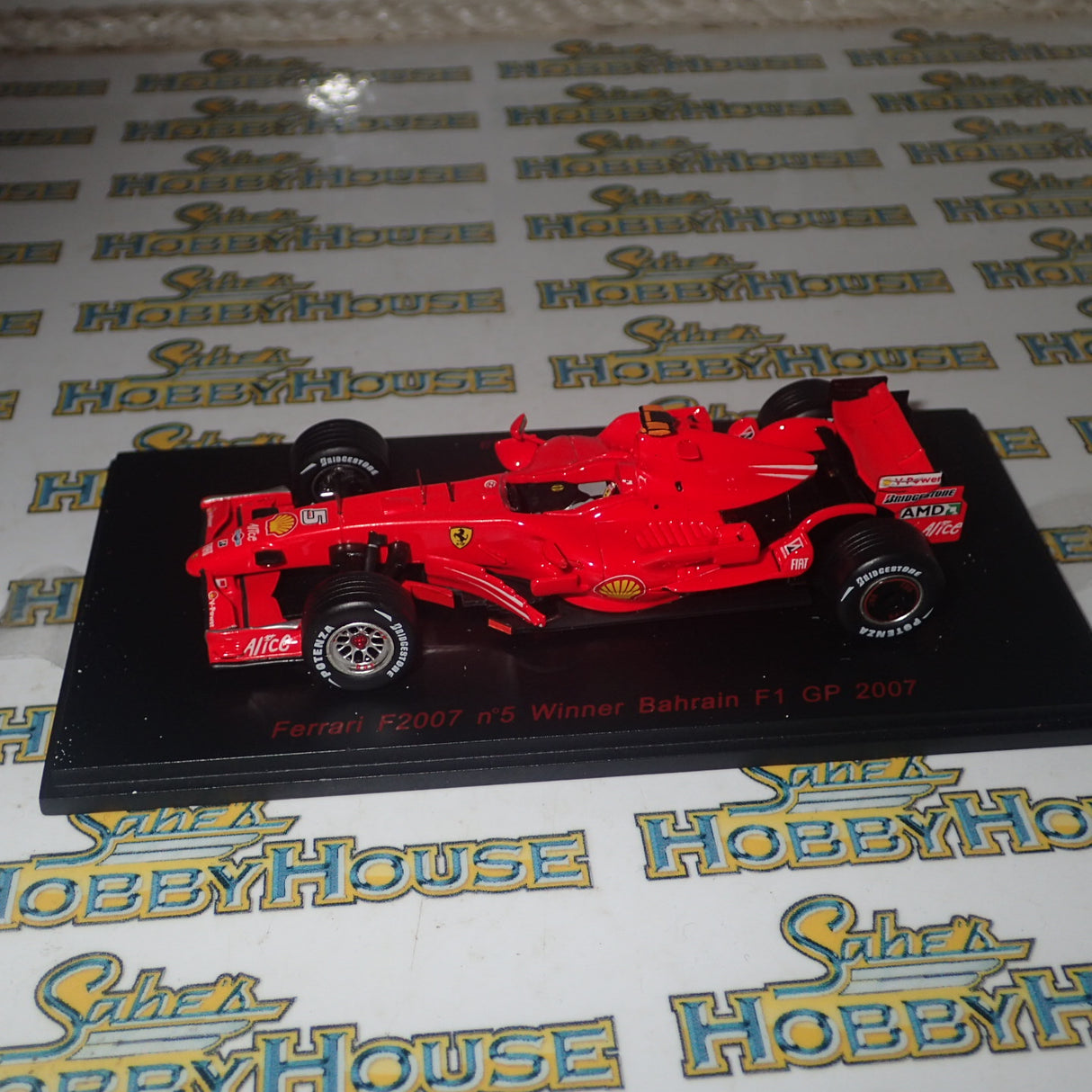 Red Line Models RL141 - 1/43 Scale - Ferrari F2007 #5 Felipe Massa Winner Bahrain F1 GP 2007 Scale Model Replica
