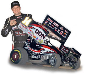 R&R Sprint Cars RR181114 - 1/18 Scale Jason Meyers - Back 2 Back Champion 2011