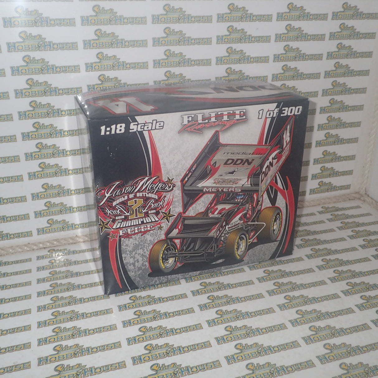 R&R Sprint Cars RR181114 - 1/18 Scale Jason Meyers - Back 2 Back Champion 2011