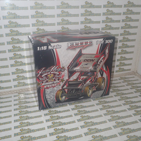 R&R Sprint Cars RR181114 - 1/18 Scale Jason Meyers - Back 2 Back Champion 2011
