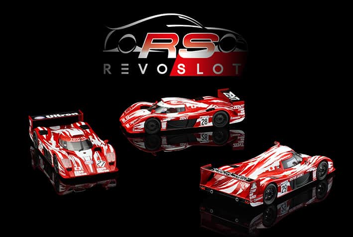 Revo Slot RS0060 TOYOTA GT1 3-PACK 1:32 SCALE SLOT CARS