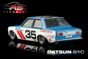 Revo Slot RS0200 – 1/32 Scale DATSUN 510 DATSUN 510 BRE #35 SCCA TRANSAM 1972 Mike Downs