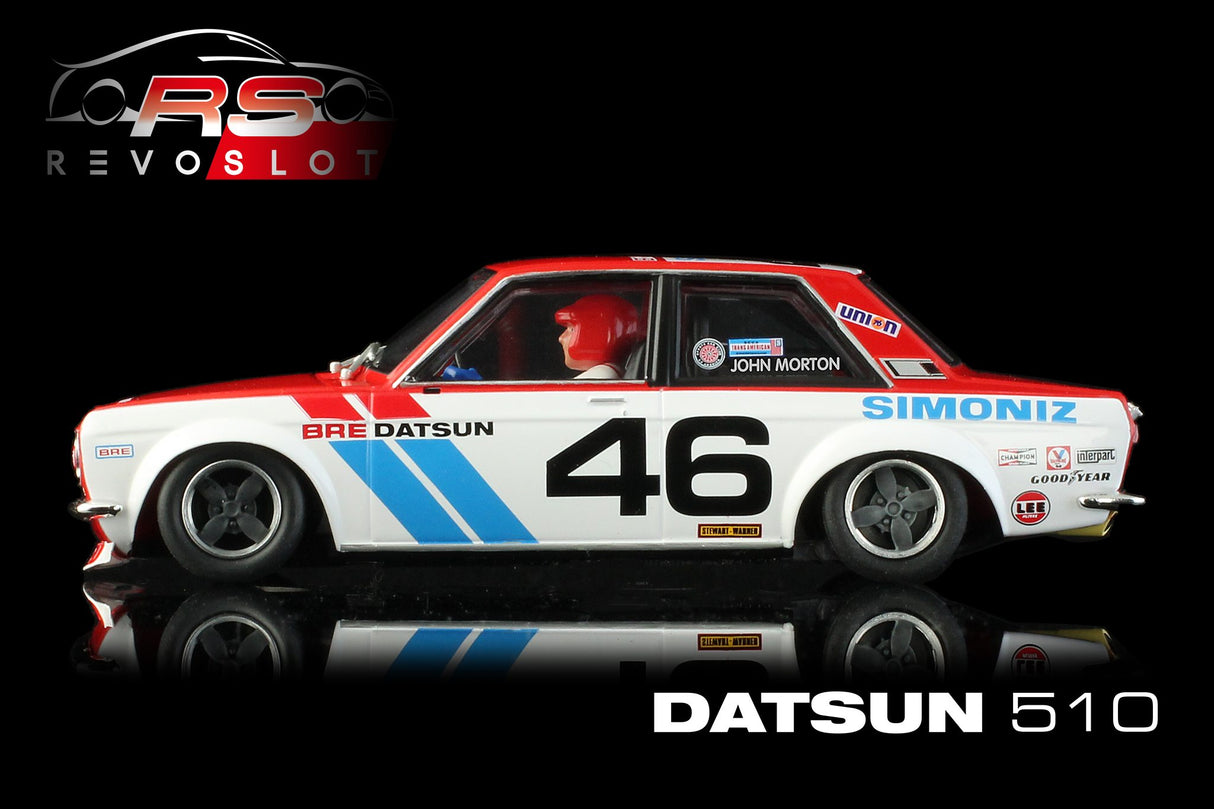 Revo Slot RS0201 – 1/32 Scale DATSUN 510 BRE #46 SCCA TRANSAM 1972 John Morton