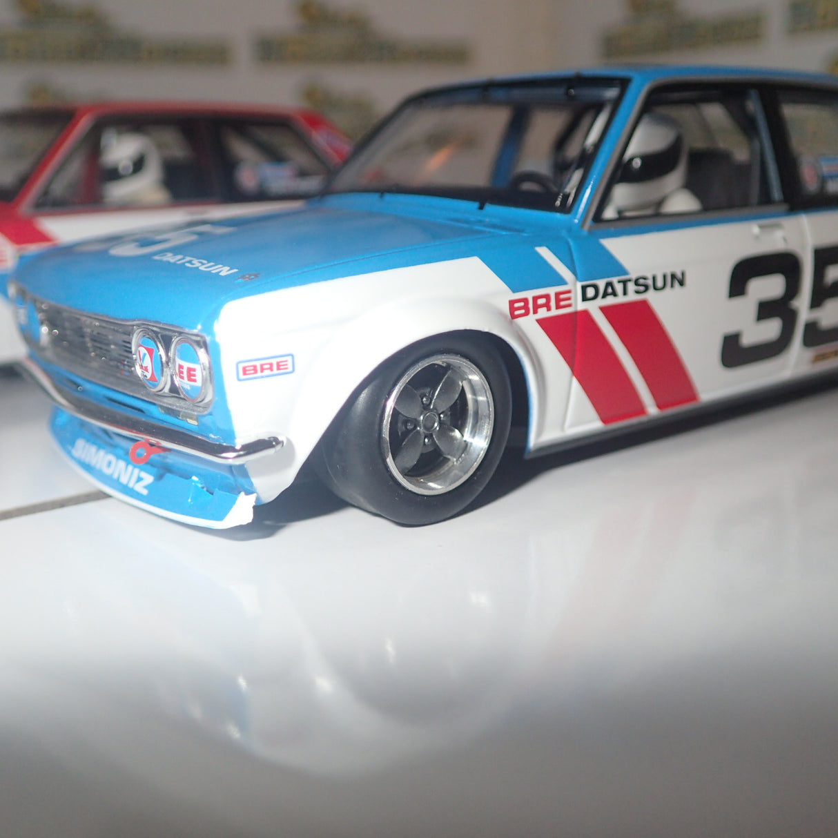 Revo Slot RS0202 – 1/32 Scale DATSUN 510 TWIN SET #35 & #46 SCCA TRANSAM 1972 Mike Downs & John Morton