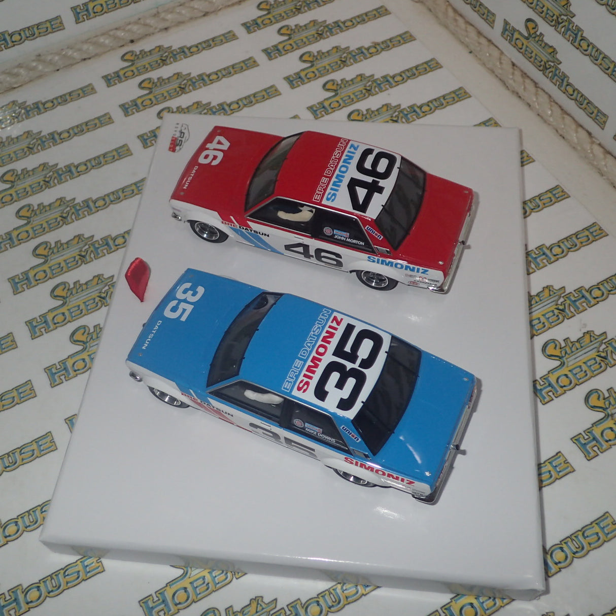 Revo Slot RS0202 – 1/32 Scale DATSUN 510 TWIN SET #35 & #46 SCCA TRANSAM 1972 Mike Downs & John Morton