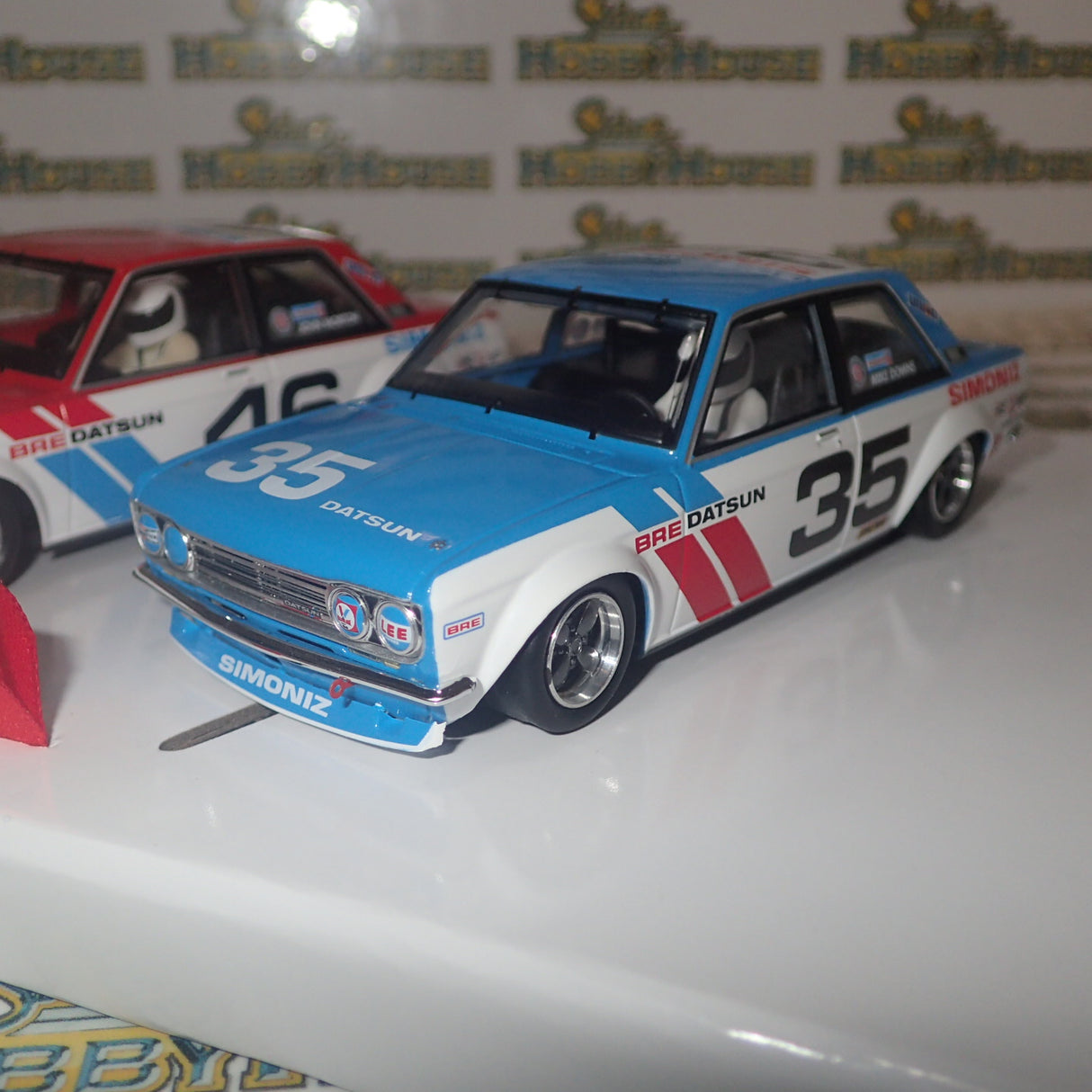 Revo Slot RS0202 – 1/32 Scale DATSUN 510 TWIN SET #35 & #46 SCCA TRANSAM 1972 Mike Downs & John Morton