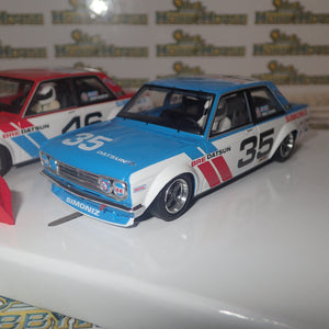Revo Slot RS0202 – 1/32 Scale DATSUN 510 TWIN SET #35 & #46 SCCA TRANSAM 1972 Mike Downs & John Morton