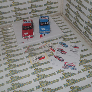 Revo Slot RS0202 – 1/32 Scale DATSUN 510 TWIN SET #35 & #46 SCCA TRANSAM 1972 Mike Downs & John Morton