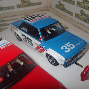Revo Slot RS0202 – 1/32 Scale DATSUN 510 TWIN SET #35 & #46 SCCA TRANSAM 1972 Mike Downs & John Morton