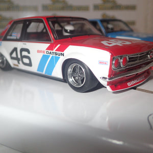 Revo Slot RS0202 – 1/32 Scale DATSUN 510 TWIN SET #35 & #46 SCCA TRANSAM 1972 Mike Downs & John Morton