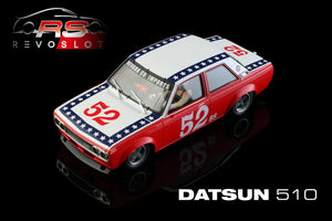 Revo Slot RS0203 – 1/32 Scale DATSUN 510 #52 SCCA 1974 Harry Stewart’s