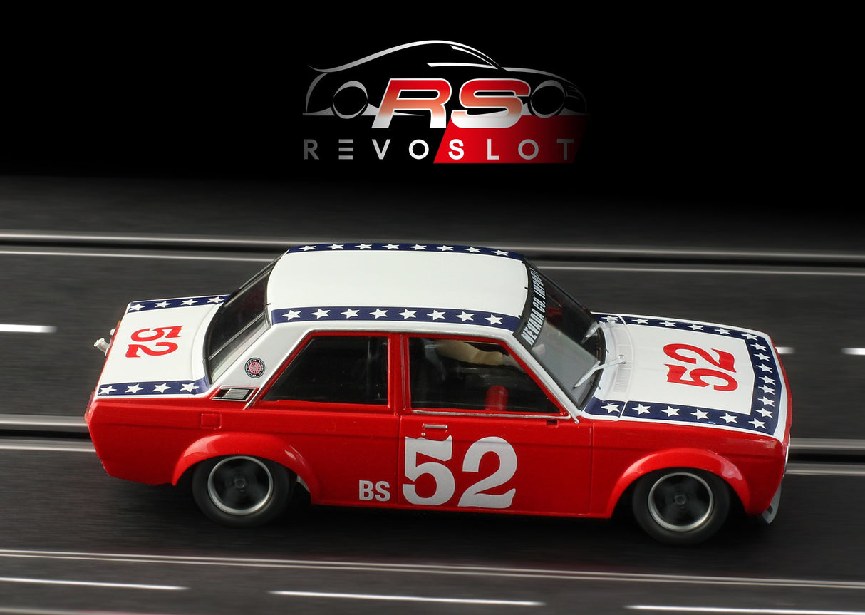 Revo Slot RS0203 – 1/32 Scale DATSUN 510 #52 SCCA 1974 Harry Stewart’s