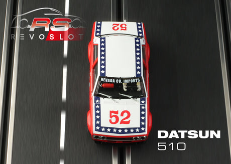 Revo Slot RS0203 – 1/32 Scale DATSUN 510 #52 SCCA 1974 Harry Stewart’s