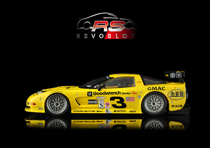 Revo Slot RS0216 – 1/32 Scale CORVETTE C5-R #3 TEAM CORVETTE RACING (USA) 4th 24H DAYTONA 2001