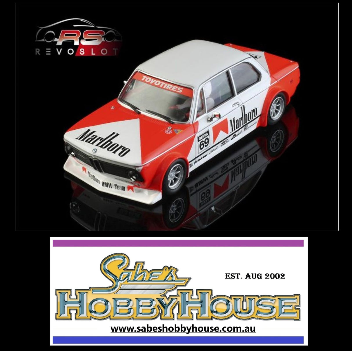 Revo Slot RS095 – 1/32 Scale BMW 2002 MARLBORO #69