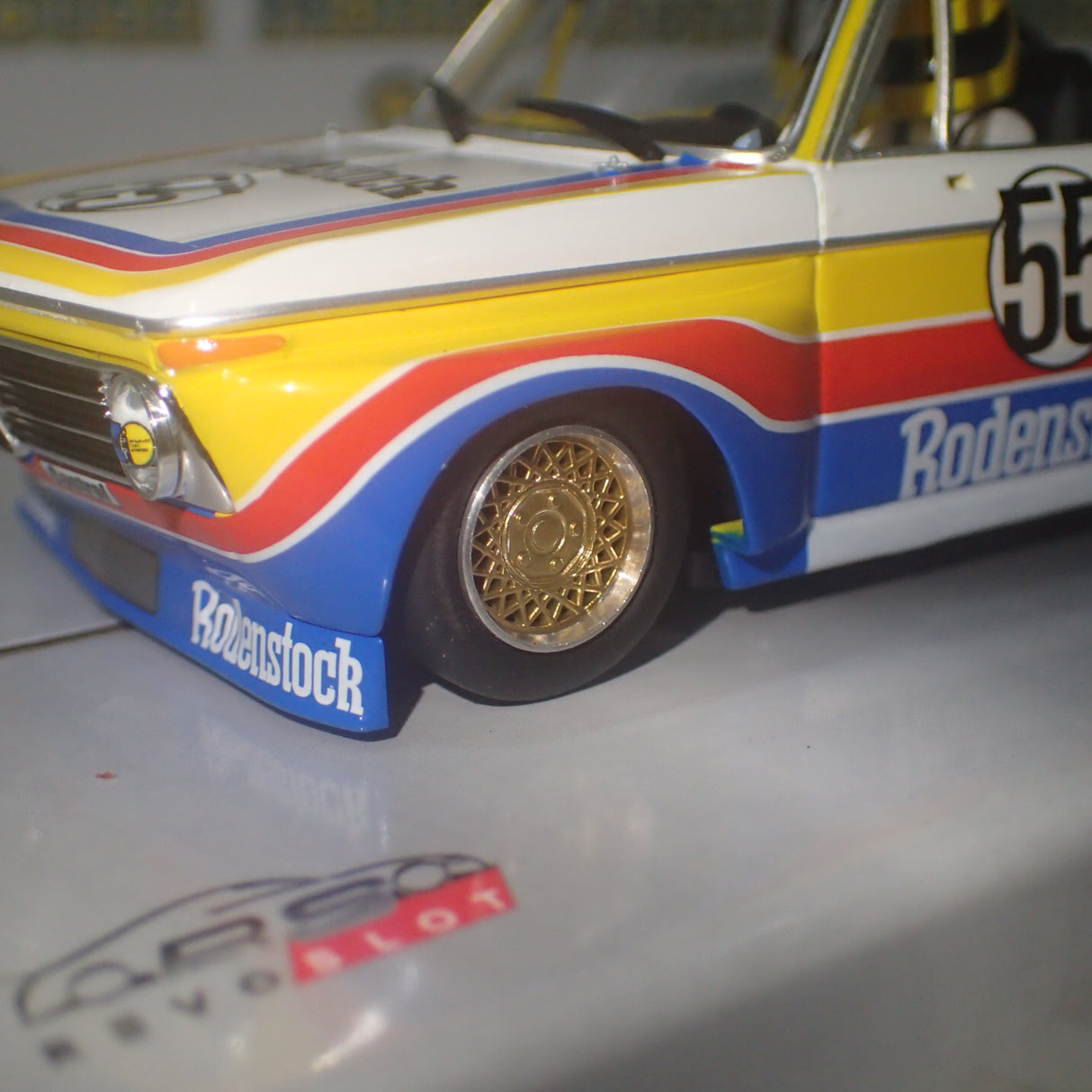 Revo Slot RS097 – 1/32 Scale BMW 2002 Schnitzer Rodenstock No.55