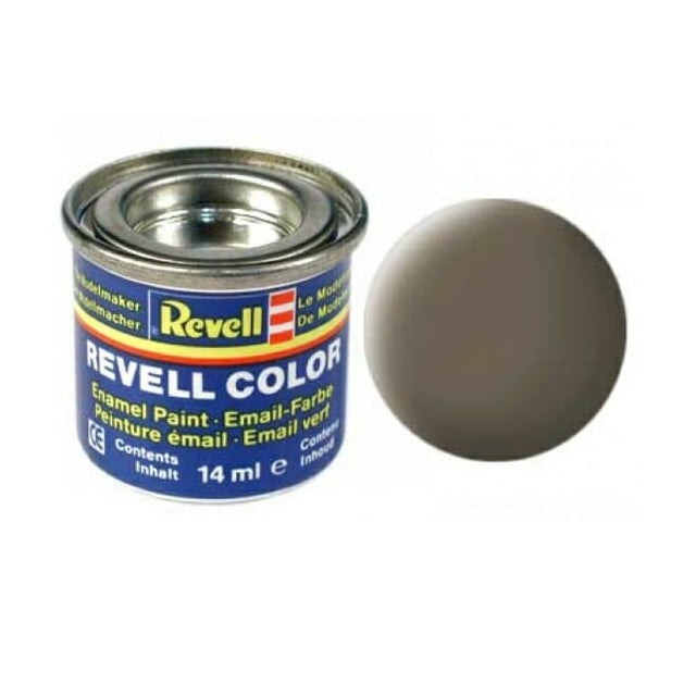 Revell # 86 - 14ml Olive Brown Matt enamel paint
