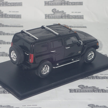 Spark Models S0873 D1 - 1/43 Scale - Hummer H3 2006 in Black Scale Model Replica