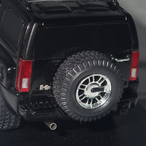 Spark Models S0873 D1 - 1/43 Scale - Hummer H3 2006 in Black Scale Model Replica