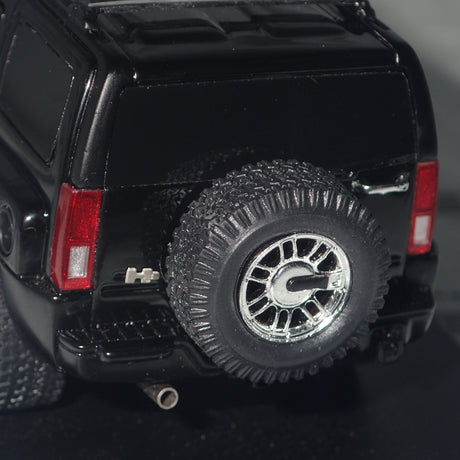 Spark Models S0873 D1 - 1/43 Scale - Hummer H3 2006 in Black Scale Model Replica