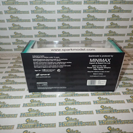 Spark S5025 1/43 Scale - Mercedes AMG Petronas Motorsport F1 W07 Hybrid #6 Nico Rosberg Abu Dhabi GP World Champion 2016 Scale Model Replica with Figure