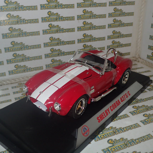 Shelby Collectibles SC-122 - 1/18 Scale 1965 Shelby Cobra 427 S/C - Red